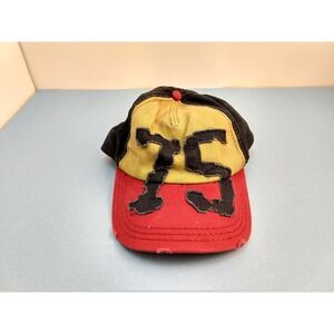 American Needle 75 Red Black Snapback Hat Cap